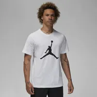 Jordan Nike Herren Jumpman T-Shirt, Weiß/Schwarz, S