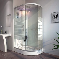 Home Deluxe Dampfdusche WHITE PEARL - 120 x 80