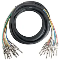 Pronomic Stage MJJ8-6 8-fach Multicore Klinke 6m