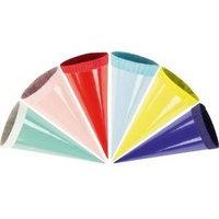 Stylex Schultüte 47173 Rohling, farbig sortiert, für Mädchen und