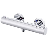 Primaster Thermostatarmatur Prag verchromt mit Verbrennungsschutz