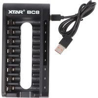 XTAR BC8 Schnell-Ladegerät für Li-Ion 1 5V / NiMH