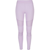 URBAN CLASSICS Damen Ladies Tech Mesh Leggings Lilac, S