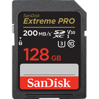 SanDisk Extreme PRO R200/W90 SDXC 128GB, UHS-I U3, Class