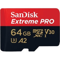 SanDisk Extreme Pro microSDXC UHS-I U3 V30 A2 64