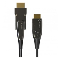TECHLY Micro HDMI AOC LWL Kabel (50 m, HDMI),