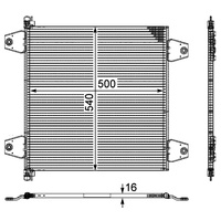 Mahle AC 121 000P A/C-Kondensator BEHR PREMIUM LINE