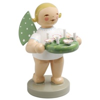 Wendt & Kühn Engel mit Kranz Höhe 6 cm