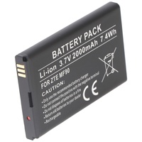 AccuCell Akku passend für ZTE MF90, Li-Ion, 3,7V, 2000mAh,
