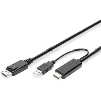 Digitus 4K HDMI Adapterkabel - HDMI auf DisplayPort