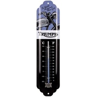 Nostalgic-Art Thermometer, Triumph - Motorcycle blue