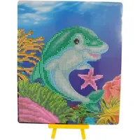 Pracht Creatives Hobby GmbH Diamond Painting Delfin mit Aufsteller