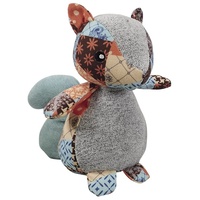 Nobby Plüsch Eichhörnchen Patchwork, 20 cm, 1 Stück