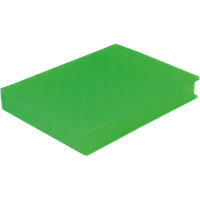 Inter-Tech (88885389) Speicherlaufwerkhülle Cover Kunststoff grün