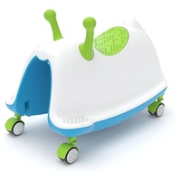 Chillafish Trackie 4-in-1: Wippe, lauflernhilfe, rutschauto & Zug spielen