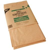 Papstar Müllsäcke 240 L Braun Papier 2 Rollen