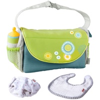 HABA 306516 - Puppen-Wicktasche Sommerwiese, Stoff, 4-teilig