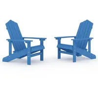 VidaXL Adirondack-Gartenstühle 83 x 83 x 92 cm blau