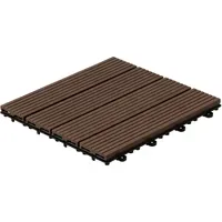 Home Deluxe WPC Bavaro dunkelbraun 30 x 30 x