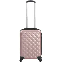VidaXL Hartschalen-Trolley Roségold ABS