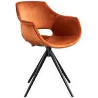 KAWOLA Zaja Velvet drehbar cognac