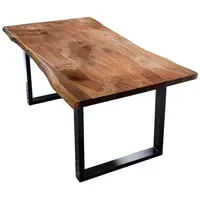 KAWOLA Lore 180 x 76 x 90 cm nussbaumfarben/schwarz