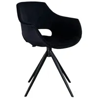 KAWOLA Zaja Velvet drehbar schwarz