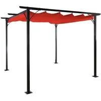 MCW Pergola C42 3,5 x 3,5 m Terracotta