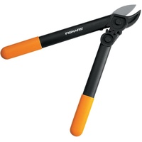 Fiskars PowerGear Amboss-Getriebeastschere für trockenes und hartes Holz, Antihaftbeschichtet,