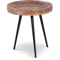 ByLIVING Ava rund Holz / schwarz 38 x 40
