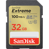 SanDisk Extreme SD UHS-I R100/W60 32 GB