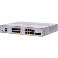 Cisco Business 350 Desktop Gigabit Managed Switch, 16x RJ-45,
