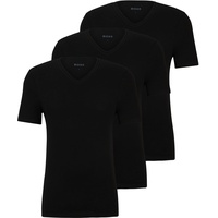 Boss Classic Kurzarm-v-ausschnitt-baselayer 3 Einheiten Black S