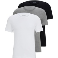 BOSS T-Shirt mit Label-Stitching im 3er-Pack Modell Classic Dreier-Pack