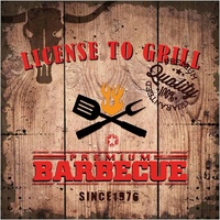 Ppd Papierserviette License To Grill 20 Stück 33 cm