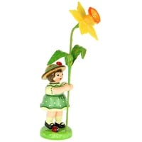 Hubrig Volkskunst Hubrig Blumenmädchen 11cm Blumenkind mit Narzisse Erzgebirge