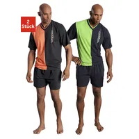 LE JOGGER Pyjama LE JOGGER, Herren, Gr. 52/54 (L),