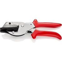 Knipex Schneider für Flachbandkabel verchromt mit Kunststoff-Hüllen 215 mm