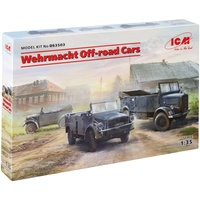 ICM Wehrmacht Off-road Cars (Kfz1,Horch 108 Typ 40, L1500A)