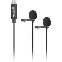 Boya BY-M3D microphone Black Lavalier/Lapel microphone, Mikrofon