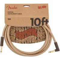 Fender Fender® Festival Kabel, angled, 3m natural