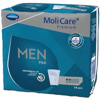 Hartmann MoliCare Premium Men Pad 2 Tropfen 14 St.