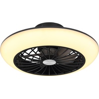 GLOBO Lafee 30 cm LED Deckenventilator schwarz