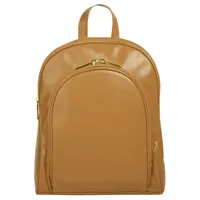Cluty Cityrucksack echt Leder, Made in Italy, gelb