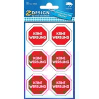 Avery Zweckform Hinweisetiketten Keine Werbung Zweckform 59505