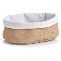 Zeller Aufbewahrungskorb, Jute/Baumwolle, 22 x 15 x 10 cm,