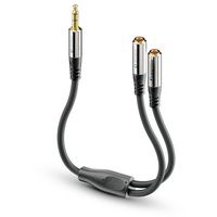 Sonero 3,5mm (4pin) auf 2x 3,5mm Kopfhörer Adapter Kabel