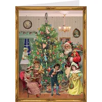 Richard Sellmer Verlag Adventskalender "Postkarte Unterm Weihnachtsbaum