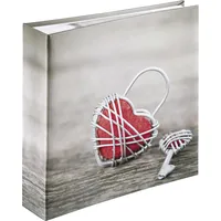 Hama Memo Rustico 22,5x22,5 200 Bild. 10x15 Metal Heart