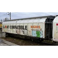 HOBBYTRAIN H24661 N Schiebewandwagen Migros Hbbillns der SBB